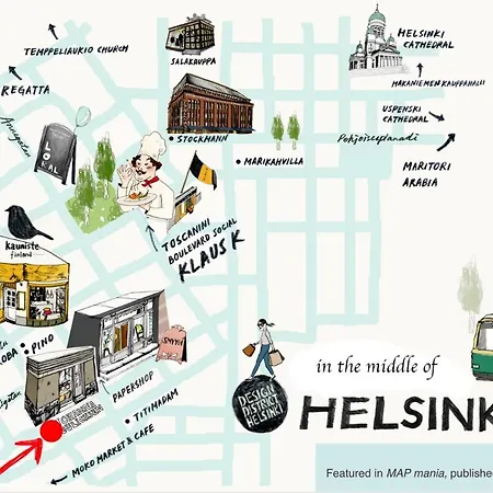 Scandinavian 2-rooms Perfect Town Location Apartment *